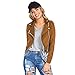 Produktbild Felicove Mäntel Jacken Damen, Sexy Winter Slim Biker Motorrad Lederjacke Zipper Mantel