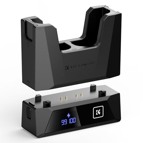 K&F Concept LP-E6NH LP-E6P Cargador Rápido USB C de 18 W con Ranura para Tarjeta SD Compatible con Canon R7, R6, R5, R, 6D Mark II, 5D Mark IV, 5D Mark III, 5D Mark II, 80D, 90D, 6D, 7D, 7D Mark II
