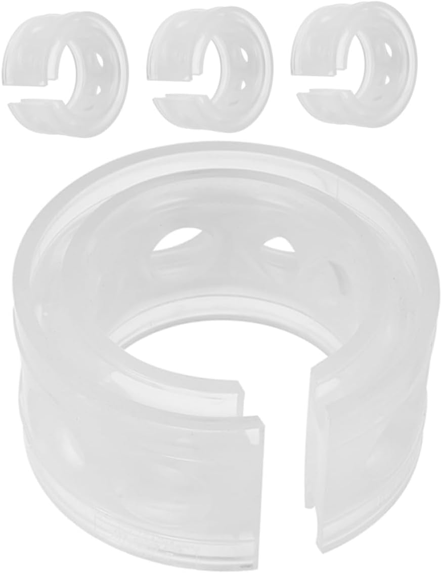 4pcs Car Shock Buffer Cushion Durable Spring Bumper for Vibration Reduction and Experience Transparent Coil Spring Spacer for Trucks Suvs and Off-road Vehicles