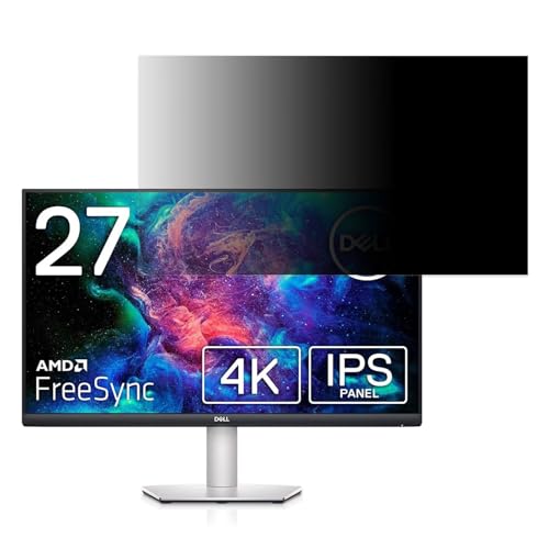 Dell S2721QS 27�C���` �Ή� �`�����h�~�t�B���^�[ �v���C�o�V�[�t�B���^�[ �u���[���C�g�J�b�g ���˖h�~ PC �p�\�R�� ���j�^�[ �̂������h�~ ��ʕی�t�B���� �ی�V�[�g ���E�ȒP ���ʎg�p