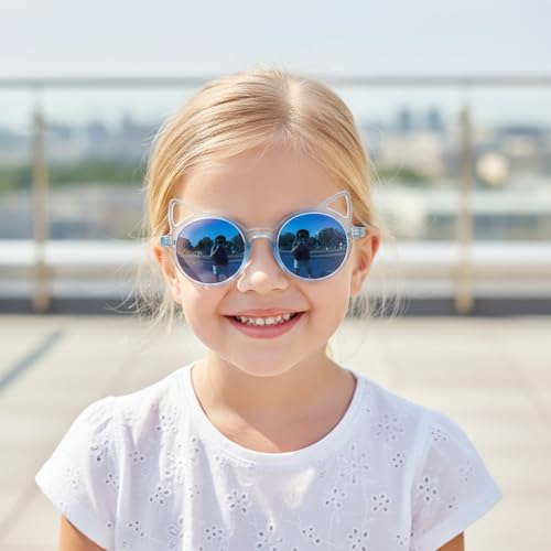 Image of SYGA Kids Goggles, Modern Stylish Eyewears for Boy's and Girls, Triangle Corner Style, Suitable for Age 3-8 Years