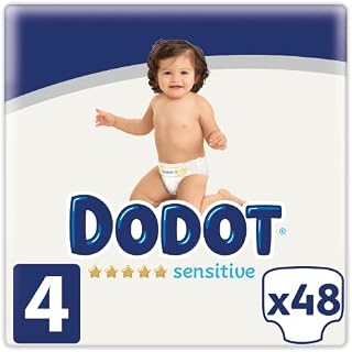 Dodot Sensitive pieluchy rozmiar 4, 48 pieluchy, od 9 do 14 kg
