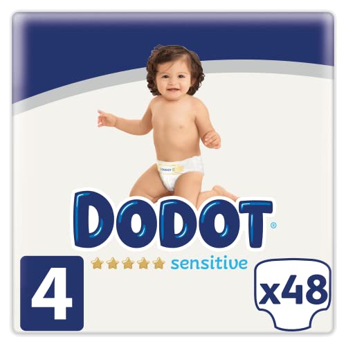 Dodot Sensitive - Pañales Talla 4, 48 Pañales, 9 a 14 kg