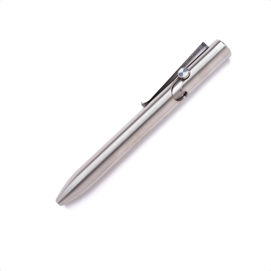 Tactile Turn ボルトアクション ボールペン チタン Crystallized Titanium Bolt Action Pen – Tactile Turn