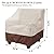 Bestalent Patio Chair Covers Waterproof Outdoor Furniture Large Chair Cover Fits up to 36" W x 37" D x 36" H 2pack
