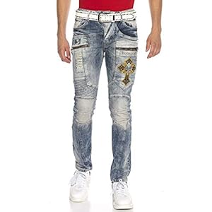 Cipo & Baxx Pantalon en jean pour homme – Coupe slim