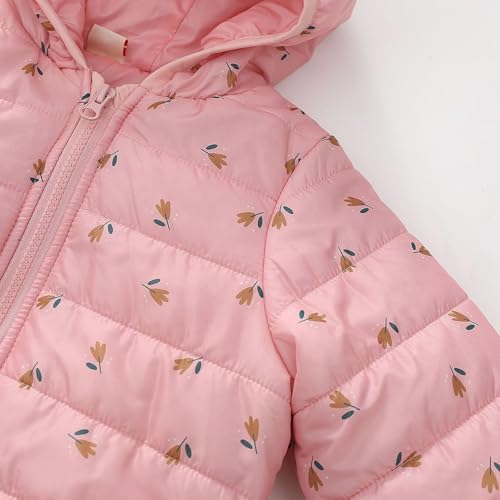 Girls Boys Puffer Padded Coat Winter Warm Padded Jacket Cute Print Hooded Bear Ears Outerwear Down Snow Jackets Clothes3