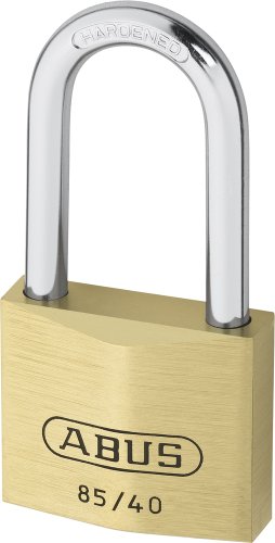 ABUS 02512 63mm Long Shackle Service Brass Padlock with 706 Alike Keyed - Image 2