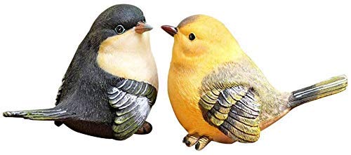 Figurines d'animaux de jardin ZXQUEGF : ornements de pelouse élégants en résine