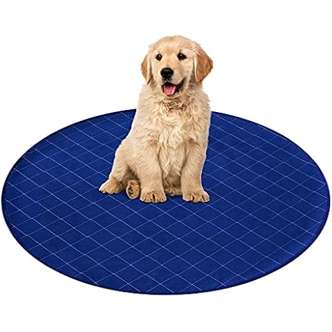Washable Pee Pads for Dogs 36", Reusable Whelping Pads, Whelping Box for Dogs, Puppy Training Pads with Non-Slip Back for Playpen/Crate, Dog Housebreaking Absorption Pad Cover