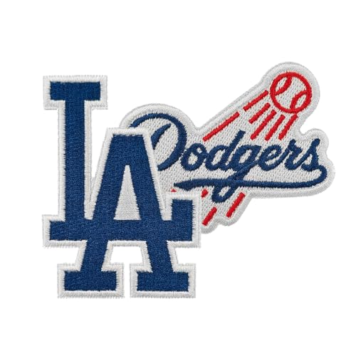 JEFUZH Baseball Patches Los Angeles Iron on Patches Embroidered Baseball Patch for Hats T-Shirts Backpacks Jeans and More(Los Angeles-1)