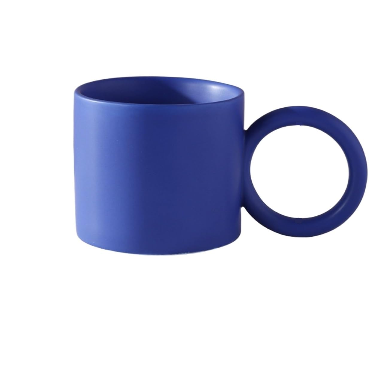 HLHLOP777 Coffee Mugs Ceramic Solid Color Coffee Cup with Handle Cafe Oat Milk Breakfast Mug 350ml Coffee Cup