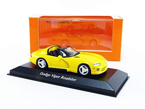 Modelo a escala Dodge Viper Roadster Yellow 1993 miniatura 5