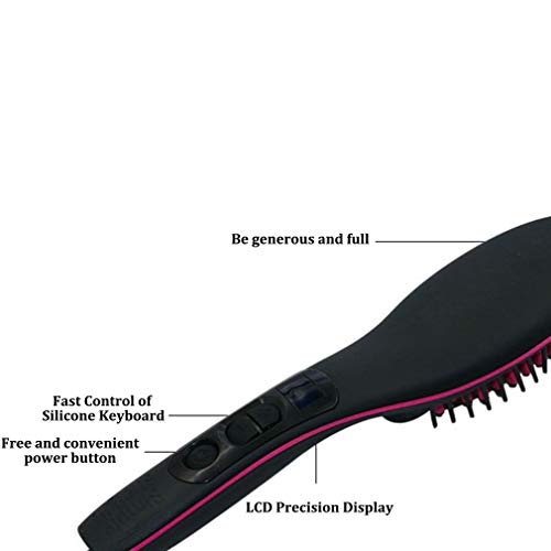 Plancha para el cabello eléctrica mágica con peine, antiescaldante y tacto cómodo miniatura 6