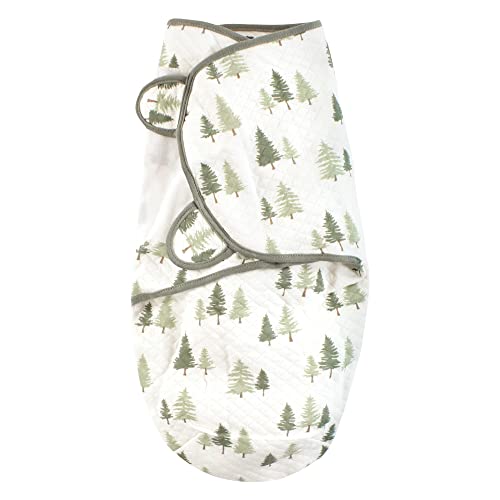 Image of Hudson Baby Unisex Baby Quilted Cotton Swaddle Wrap 3pk, Forest Animals, 0-3 Months