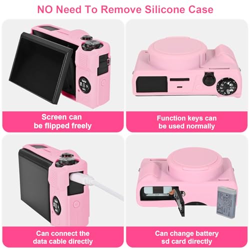 Funda de silicona para Canon PowerShot G7 X Mark III miniatura 4