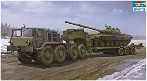 Trumpeter Maquette Camion Maz-537g Late Production Type with Chmzap-9990 Semi-Trailer