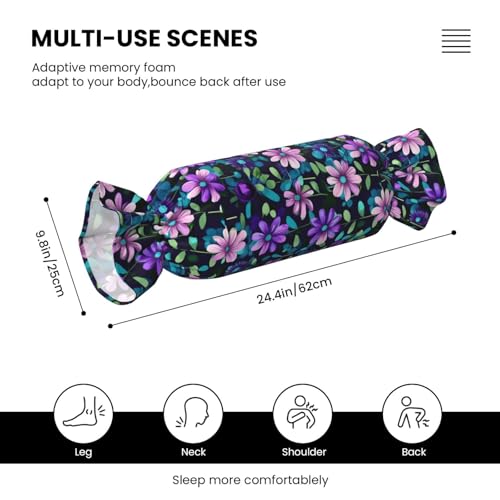 Almohada de espuma viscoelástica negro tamaño único miniatura 3
