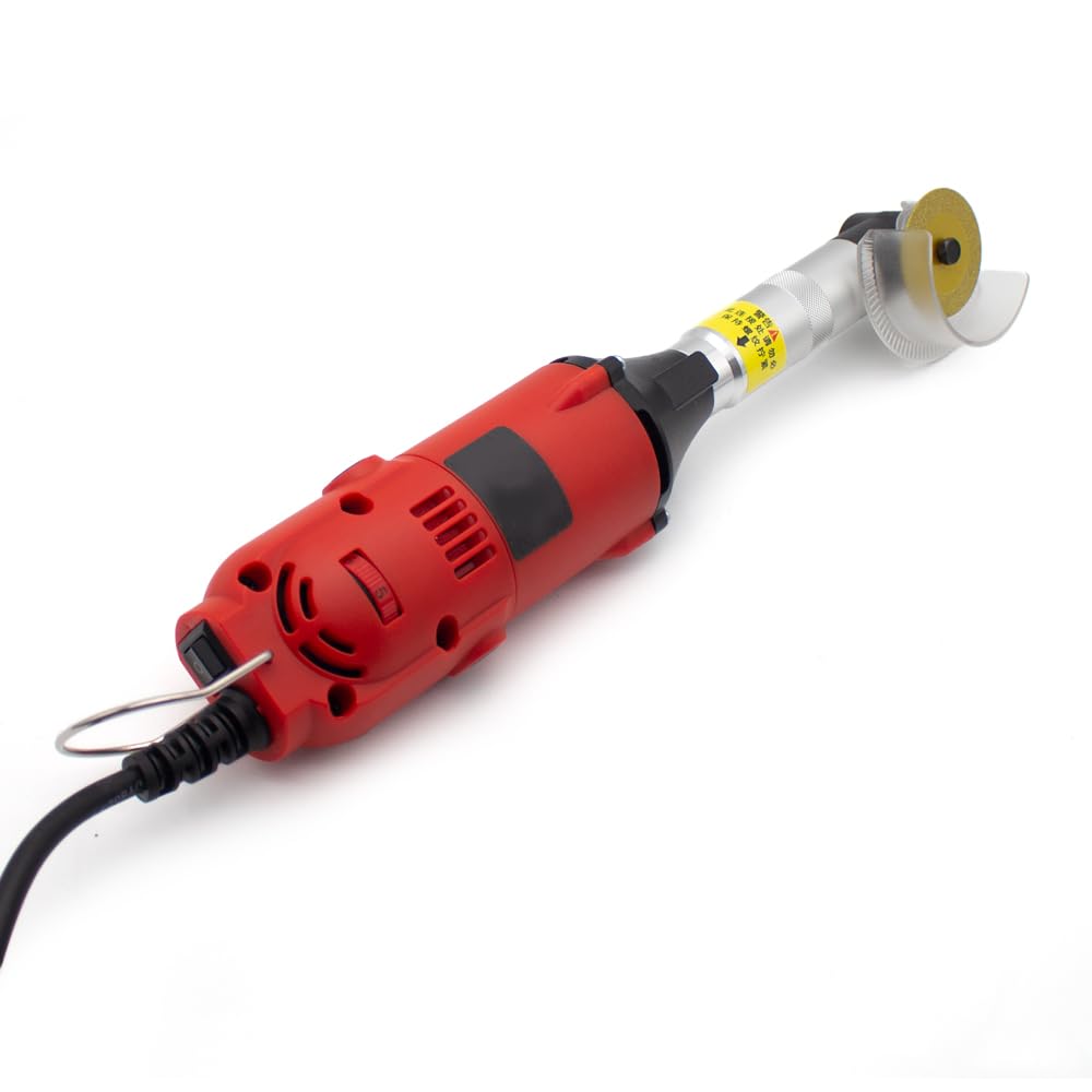Limpiadora de Ranuras de Azulejos Eléctrica de 220V CA, Herramienta Manual para Quitar Lechada con Velocidad Ajustable de 350W