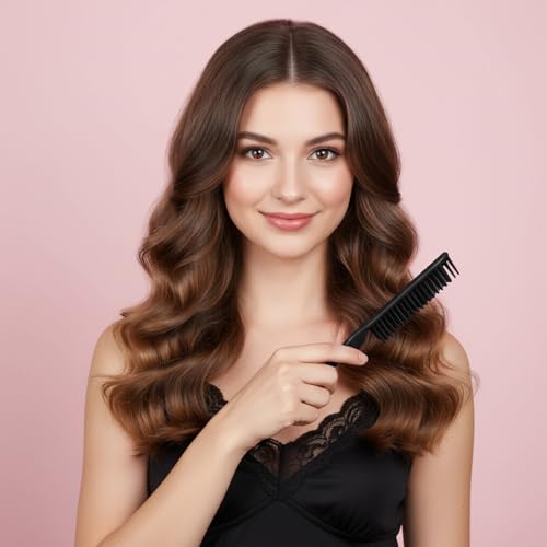 Set de 4 peines de 3 filas para cabello natural miniatura 6