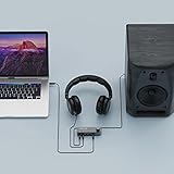 Cubilux Bidirectional 4-Channel 3.5mm Audio Switcher, Passive Stereo 4-Port 1/8” Aux Selector Box Compatible Speaker Headphones/Earphones Laptop Computer Smartphone Audio System Home Office Mixer AMP - Image 6