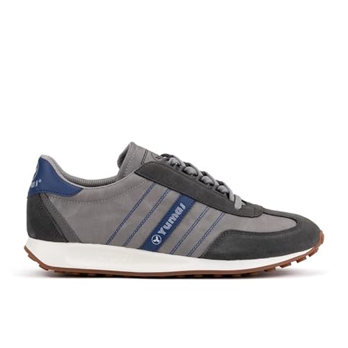 Yumas Zapatilla Sneaker New Montreal para Hombre con Cierre de Cordoneras. Talla 42