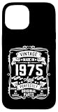 50th birthday gifts for men 50yr 50 years old vintage 1975 custodia per iphone 15