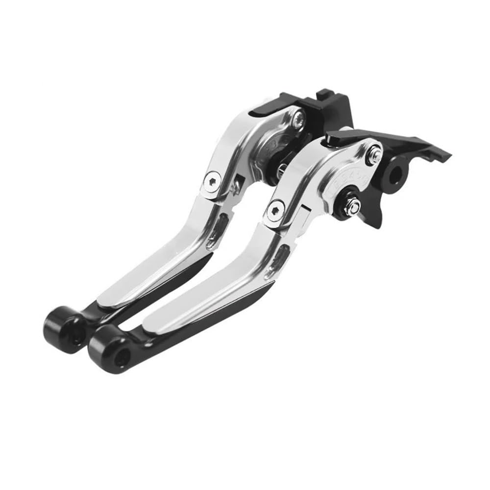 Yuegtik for MT03 for MT25 for MT-03 for MT-25 for Mt03 for Mt25 Motorcycle Adjustable Folding Brake Clutch Levers Handles Clutch Lever(White T-03)