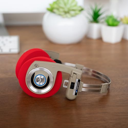 Image of Koss Official Oversized Replacement Cushion Earpads for Porta Pro, KPH40 Utility and KSC75 Headphones, Red