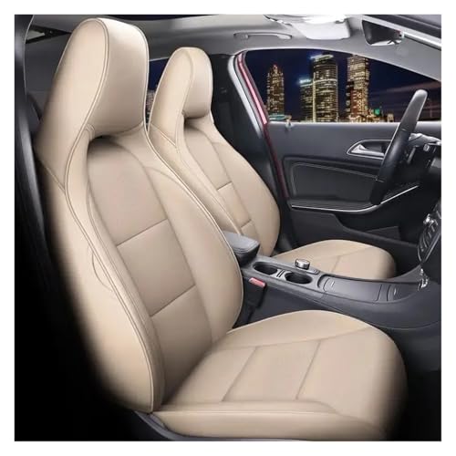 Housse de siège pour Benz GLA CLA Classe A 2013-2016 beige, protection 2 places avant sur mesure