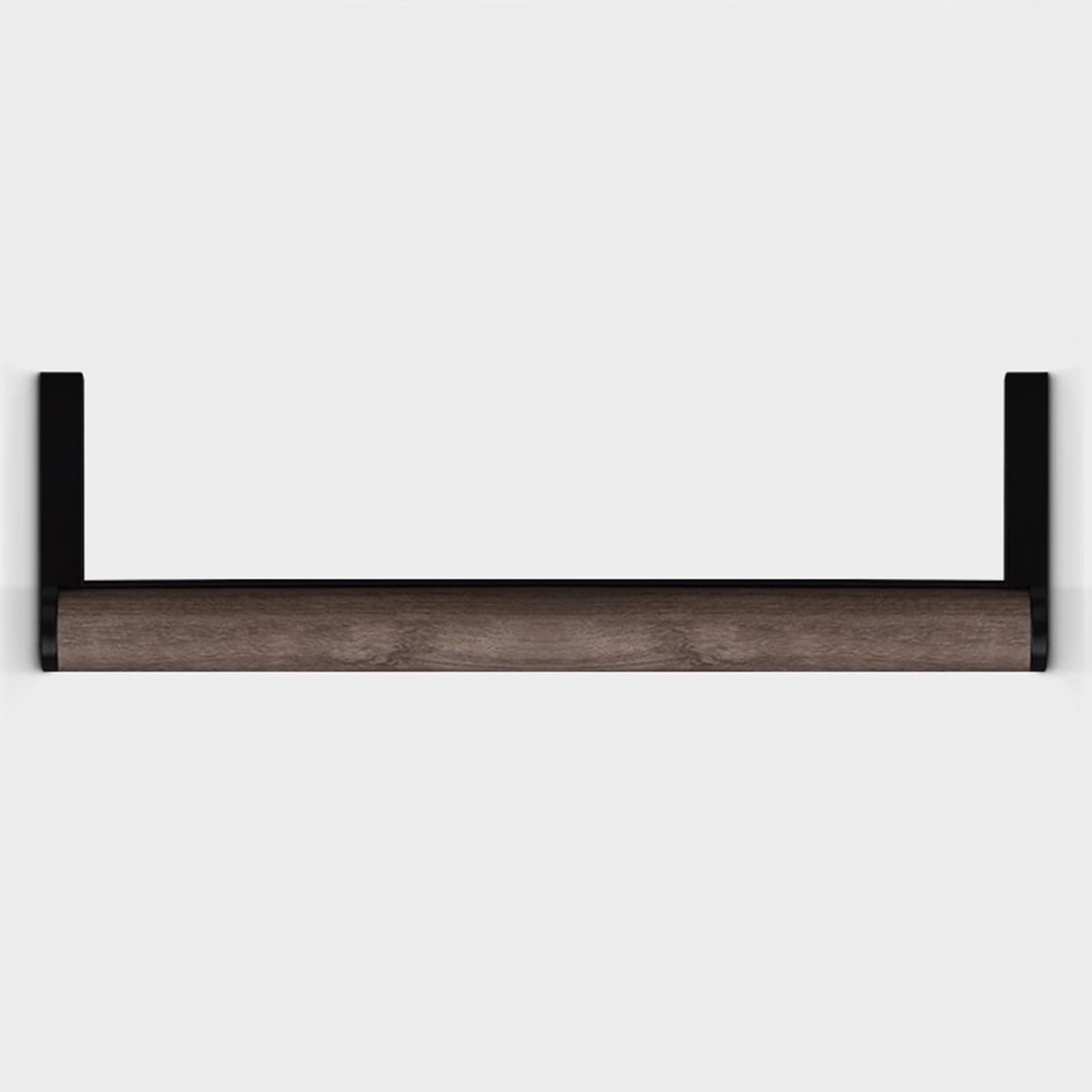 Kleiderstange Schrank Zuschneidbar Rund Schrankstangen mit Holzmaserung, Rutschfest Garderobenstangen zum Aufhängen Von Kleidung, Abnehmbar Garderobenstange - Leicht zu Schneiden(B-style,60cm/23.6in)