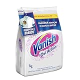 Tira Manchas Vanish em Pó Crystal White Oxi Action para roupas brancas Refil Econômico 1kg