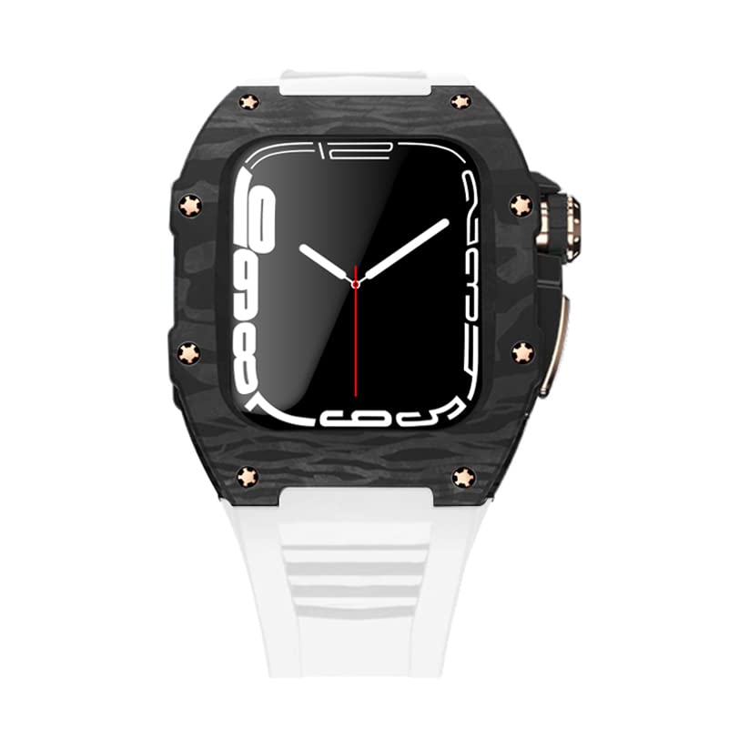 Kit fibre de carbone Apple Watch 7 boîtier titane iWatch 45mm