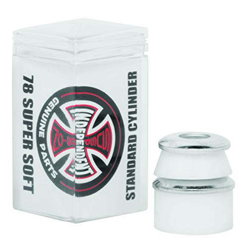 Coussinets skateboard 78a blancs Independent pour le cruising urbain au quotidien