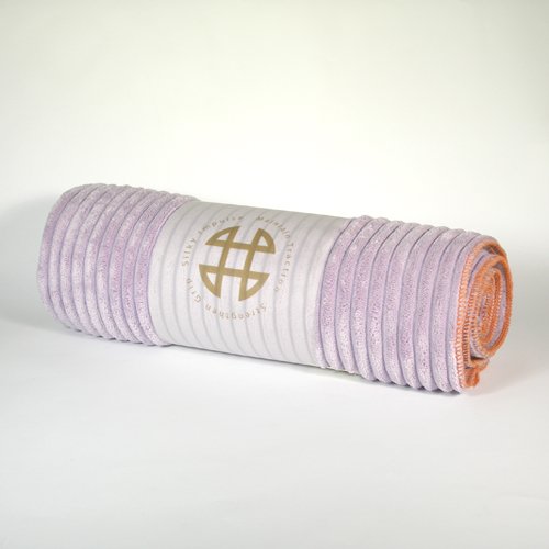 Relaxso Prestige Skidproof Yoga Mat Towel, Peace Magic (Lavender)