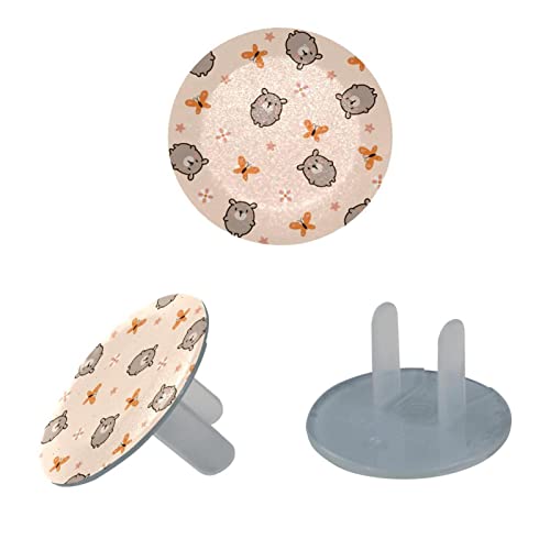 Outlet Plug Covers Child Baby Outlet Protector (12 Pack) Electrical Safety Caps Bear Insulation Plastic Plugs Cover #TOP1