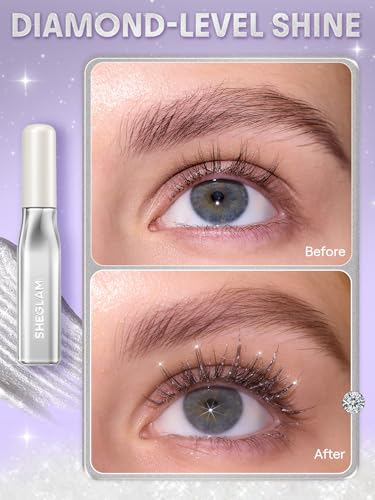 Image of SHEGLAM Crystal Gaze Glitter Mascara High Shine Waterproof Long-lasting Mascara