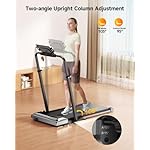 Walking Pad Treadmill with 12% Incline, 6 in 1 Folding Treadmill with Adjustable Handle Bar for Home/Office, Under Desk Treadmills Portable Walking Pad with App, Remote Control & LED Display - Image 4