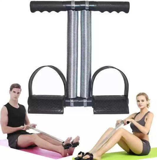 Fitdex New & affective Tummy Trimmer with Double Spring for Burn Calories Ab Exerciser (Black)-picture-18