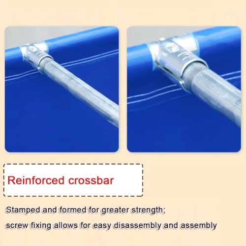 Bassin pliable 1x1m pour carpes koï, aquarium de jardin léger et robuste en toile avec tuyaux