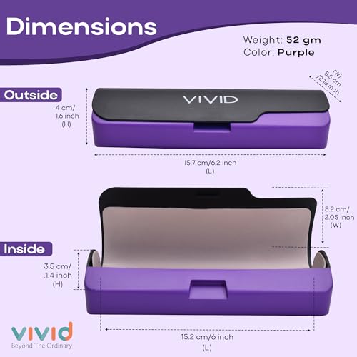 Image of Unisex Lightweight Specs Self Button Eyewear Dabbi Abs Hard Case Cover