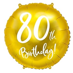 Luftballon 80. Geburtstag Ballon 80 Gold Folienballon Nummer 80 Geburtstag Luftballon 80 Deko 80. Geburtstag Frauen…
