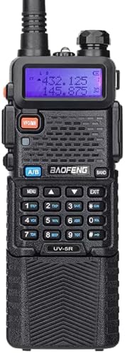 BAOFENG 5W Handheld Ham Radio with 3800mAh Type-C Charging Battery Long Range 2 Way Radio 144-148Mhz,430-450Mhz Walkie Talkies with Earpiece