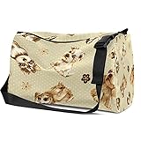 Tamaño de las bolsas de transporte: 14.8 pulgadas de largo x 9.9 pulgadas de alto x 7.9 pulgadas, tamaño espacioso y perfecto. Como bolsa de mano, con 4 pequeños bolsillos interiores y un bolsillo con cremallera, puedes mantener tu artículo personal organizado, ropa, cosméticos, teléfono móvil o incluso un iPad como desees.