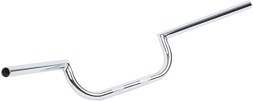 TCMT Barras cromadas de 78" Cafe Racer Ace Manillar para Triumph Bonneville Bobber Ducati Scrambler Cafe Racer Royal Enfield Continental GT 650