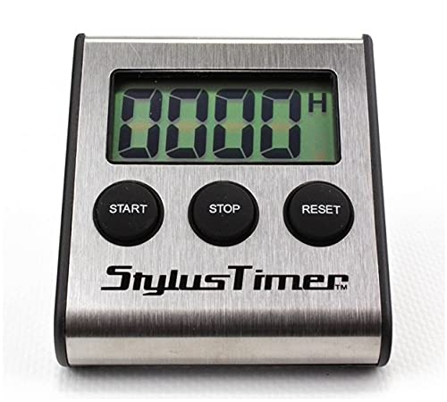 Aiguille de lecture avec minuteur et compteur d'heures de fonctionnement.
