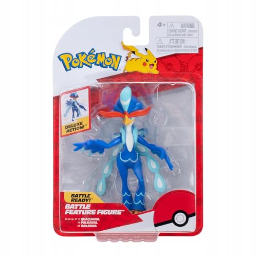 Pokémon PKW4078 - Battle Feature Figure - Bailonda, offizielle bewegliche Figuren, 11,5 cm