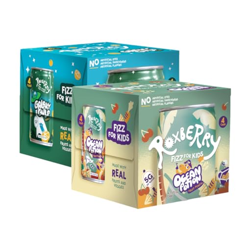 Roxberry Low Sugar Soda for Kids – Fruit Punch &