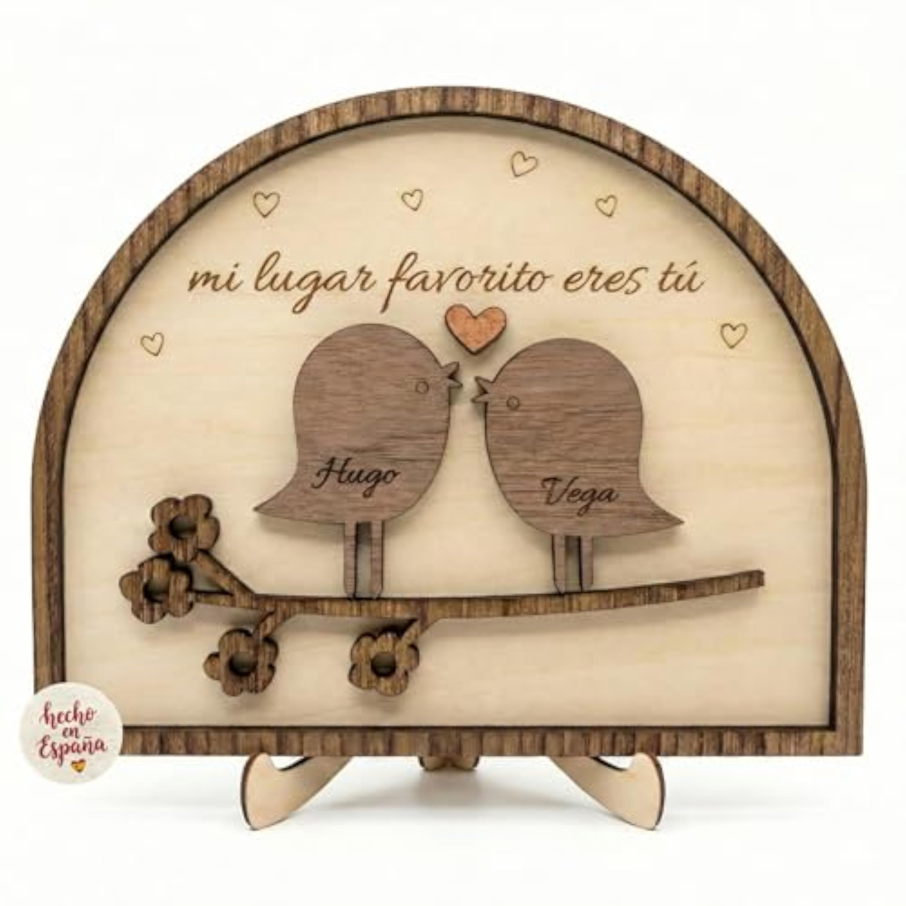 SOULVLAC Regalos San Valentin Personalizado de Madera, Regalos para Parejas Originales, Regalo Pareja, Regalos para novia, Novio, Aniversario... | Cosas Personalizadas para Días Especiales