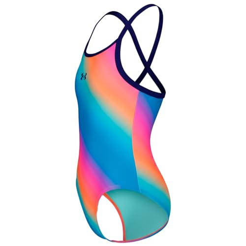 Image of Under Armour Girls' One Piece Swimsuit, UPF 50+ Sun Protection, Quick Drying Bathing Suit